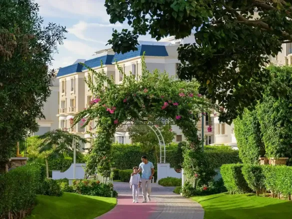 Mountain View Hyde Park New Cairo landscaped walkways, general compound photo - ممرات ولاندسكيب ماونتن فيو هايد بارك التجمع الخامس صورة عامة - Mountain View Hyde Park