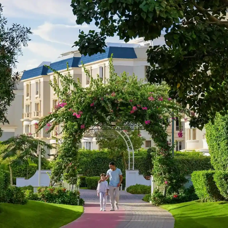 Mountain View Hyde Park New Cairo landscaped walkways, general compound photo - ممرات ولاندسكيب ماونتن فيو هايد بارك التجمع الخامس صورة عامة - Mountain View Hyde Park