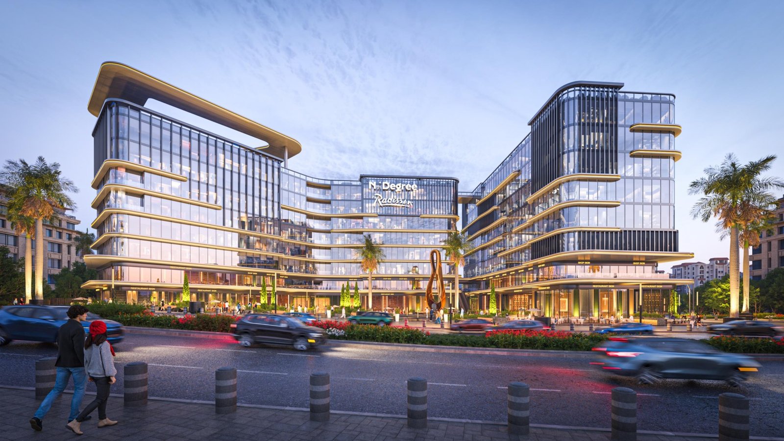 Nth Degree New Administrative Capital hotel units - building render