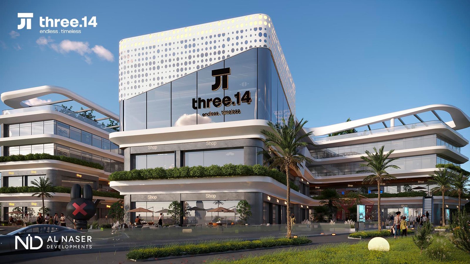 p106-t14-render-1 46 sqm commercial unit for sale in three.14, New Cairo - project render