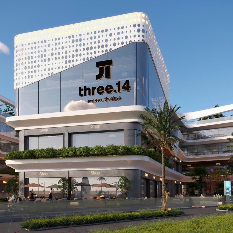 49 sqm administrative unit for sale in three.14, New Cairo - project render