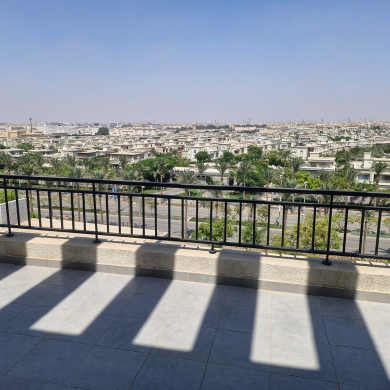 Terrace view penthouse for rent in Cairo Festival City CFC New Cairo