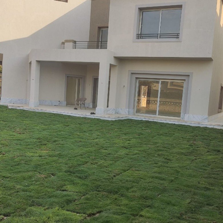 Exterior of ultra lux villa for rent in PK1 Palm Hills 5th Settlement New Cairo