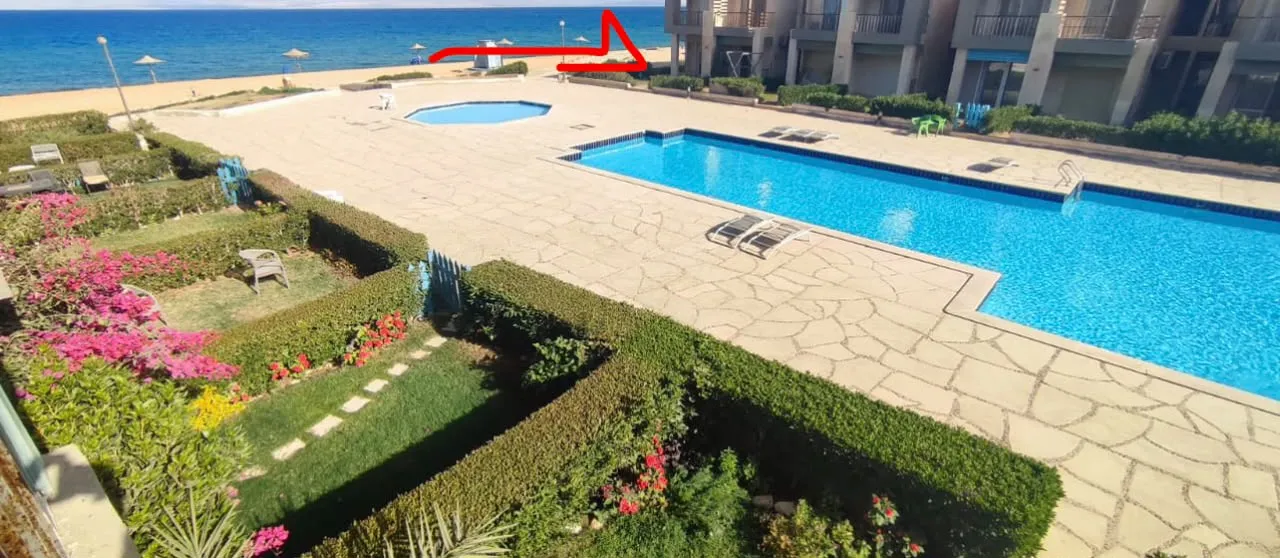 Chalet garden and pool view in Coronado Marina Ain Sokhna - إطلالة الجاردن وحمام السباحة شاليه كورونادو مارينا 490-01