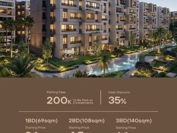 Apartment for Sale in Sira New Cairo from 3.1M EGP | 0% Down Over 10 Years