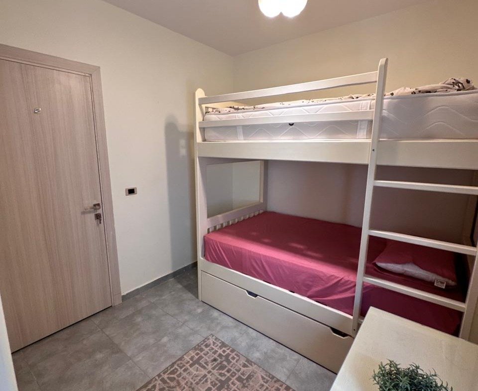 Bedroom with bunk beds - chalet, Ain Sokhna