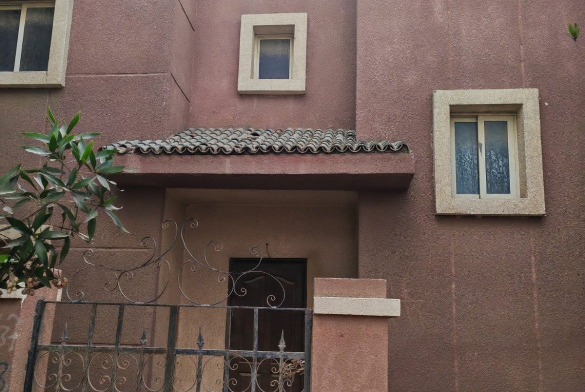 Villa entrance, villa for sale in Golf Solimaniya, Cairo-Alex Desert Road