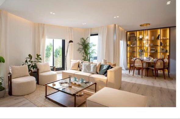 Apartment for Sale in Taj City, 5th Settlement | 159 sqm, 3 Beds – Delivery June 2026 With ACs and Kitchen
