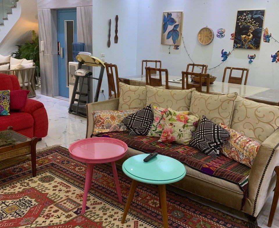Spacious living area with classic furniture, Emerald Park New Cairo